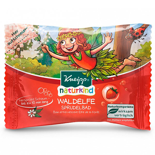 Kneipp Соль для ванн шипучая таблетка Лесная фея 80г